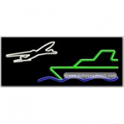 Travel Logo Neon Sign (13