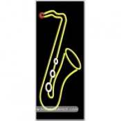 Saxophone Logo Neon Sign (13
