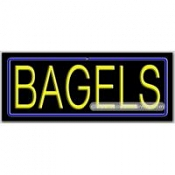 Bagels Neon Sign (13" x 32" x 3")
