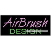 Airbrush Design Neon Sign (13