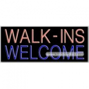 Walk-ins Welcome Neon Sign (13