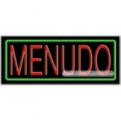 Menudo Neon Sign (13" x 32" x 3")