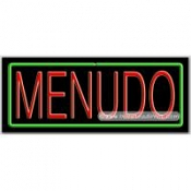 Menudo Neon Sign (13" x 32" x 3")