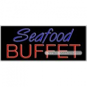 Seafood Buffet Neon Sign (13