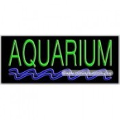 Aquarium Neon Sign (13" x 32" x 3")