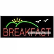 Breakfast, Logo Neon Sign (13