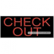 Check Out Neon Sign (13