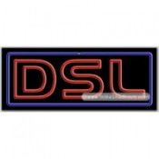 DSL Neon Sign (13" x 32" x 3")