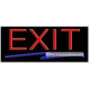 Exit Neon Sign (13" x 32" x 3")