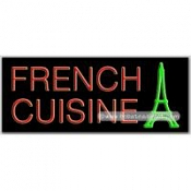 French Cuisine, Logo Neon Sign (13