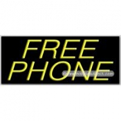 Free Phone Neon Sign (13