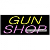 Gun Shop Neon Sign (13