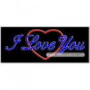 I Love You, Logo Neon Sign (13