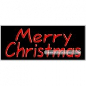 Merry Christmas Neon Sign (13