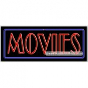 Movies Neon Sign (13