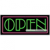 Open Neon Sign (13