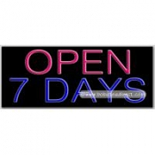Open 7 Days Neon Sign (13