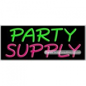 Party Supply Neon Sign (13" x 32" x 3")