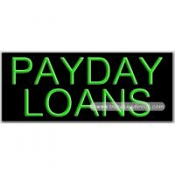 Payday Loans Neon Sign (13" x 32" x 3")