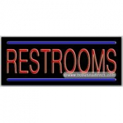 Restrooms Neon Sign (13