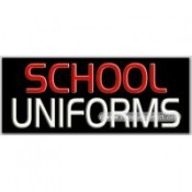 School Uniforms Neon Sign (13" x 32" x 3")