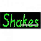 Shakes Neon Sign (13" x 32" x 3")