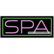 Spa Neon Sign (13" x 32" x 3")