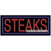 Steaks Neon Sign (13