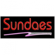 Sundaes Neon Sign (13