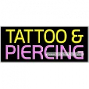 Tattoo & Piercing Neon Sign (13