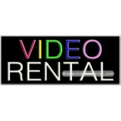 Video Rental Neon Sign (13