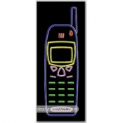 Cellular Logo Neon Sign (13