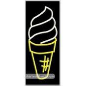 Ice Cream, Logo Neon Sign (13