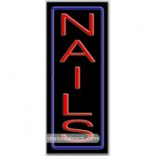 Nails (vertical) Neon Sign (13