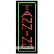 Tanning (vertical) Neon Sign (13" x 32" x 3")