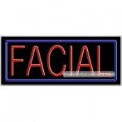 Facial Neon Sign (13" x 32" x 3")