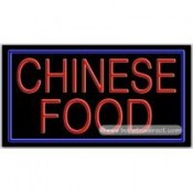 Chinese Food Neon Sign (20" x 37" x 3")