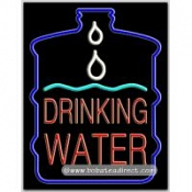 Drinking Water Neon Sign (24