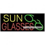 Sun Glasses Neon Sign (13" x 32" x 3")