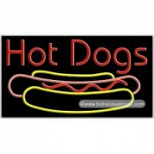 Hot Dogs, Logo Neon Sign (20