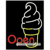 Ice Cream, Logo Neon Sign (20