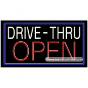 Drive-Thru Open Neon Sign (20