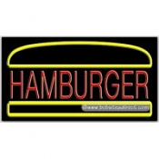 Hamburger Neon Sign (20" x 37" x 3")