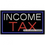 Income Tax Neon Sign (20