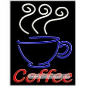 Coffee (vertical) Neon Sign (24