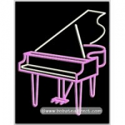 Piano Neon Sign (24" x 31" x 3")