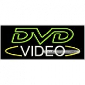 DVD Video Neon Sign (13" x 32" x 3")