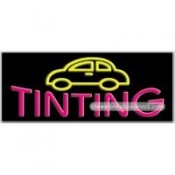 Auto Tinting Neon Sign (24" x 31" x 3")