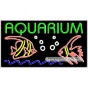 Aquarium Neon Sign (24" x 31" x 3")