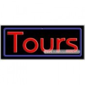 Tours Neon Sign (20" x 37" x 3")